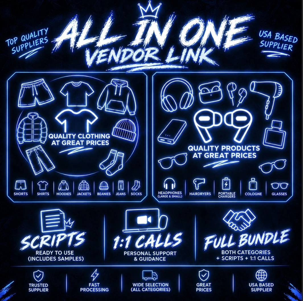 All Vendors Bundle+Coaching+Scripts
